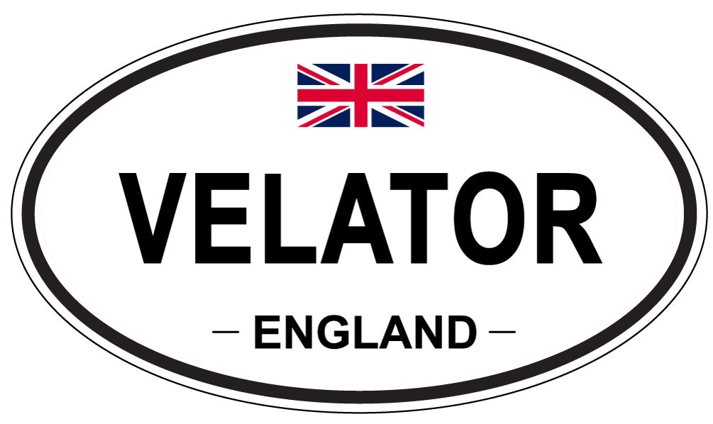 VELATOR, England - Oval Magnet