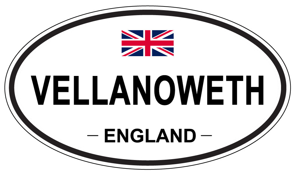 VELLANOWETH, England - Oval Magnet