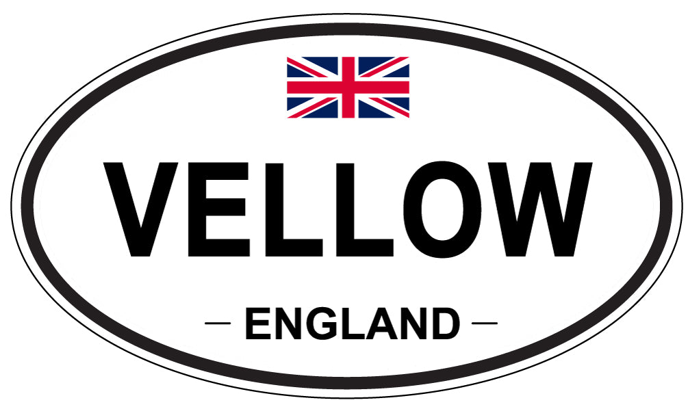 VELLOW, England - Oval Magnet