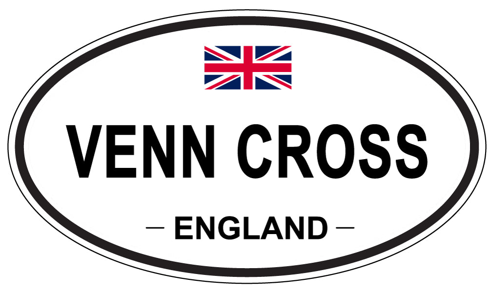 VENN CROSS, England - Oval Magnet