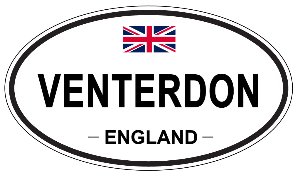 VENTERDON, England - Oval Magnet
