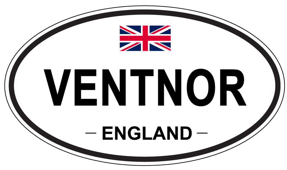 VENTNOR, England - Oval Magnet
