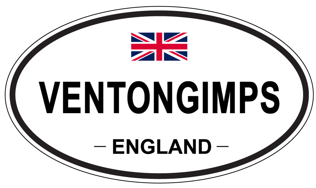 VENTONGIMPS, England - Oval Magnet