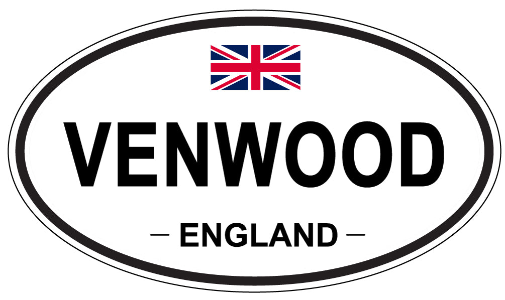 VENWOOD, England - Oval Magnet