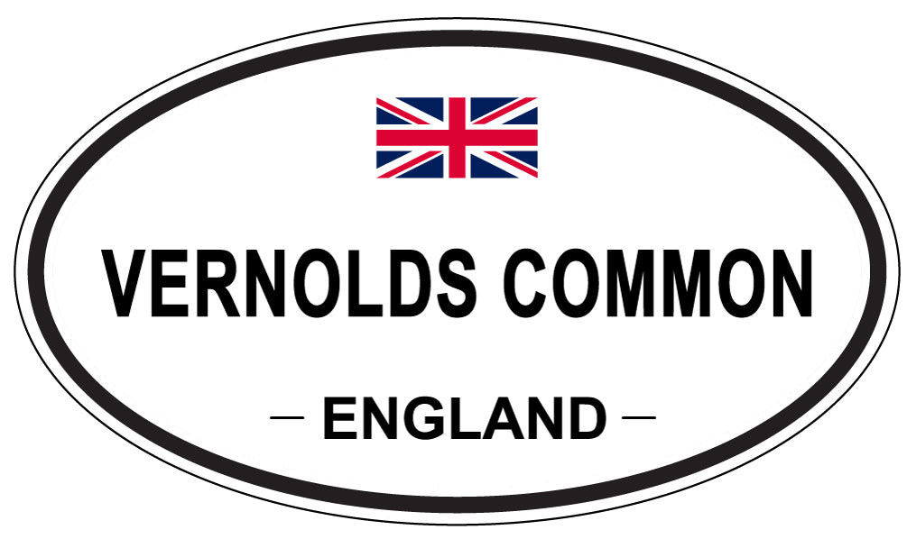 VERNOLDS COMMON, England - Oval Magnet