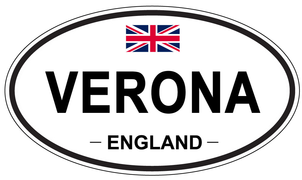 VERONA, England - Oval Magnet