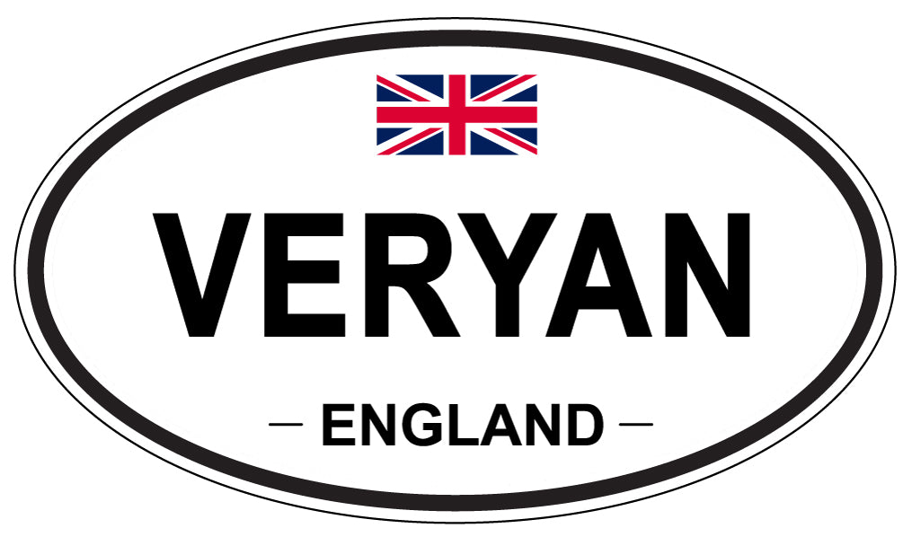 VERYAN, England - Oval Magnet