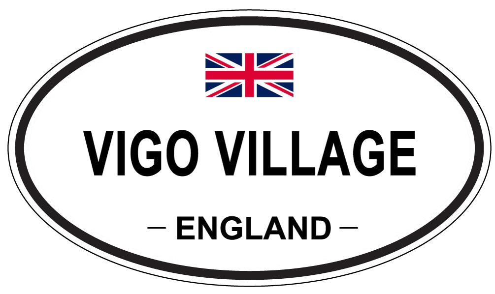 VIGO VILLAGE, England - Oval Magnet