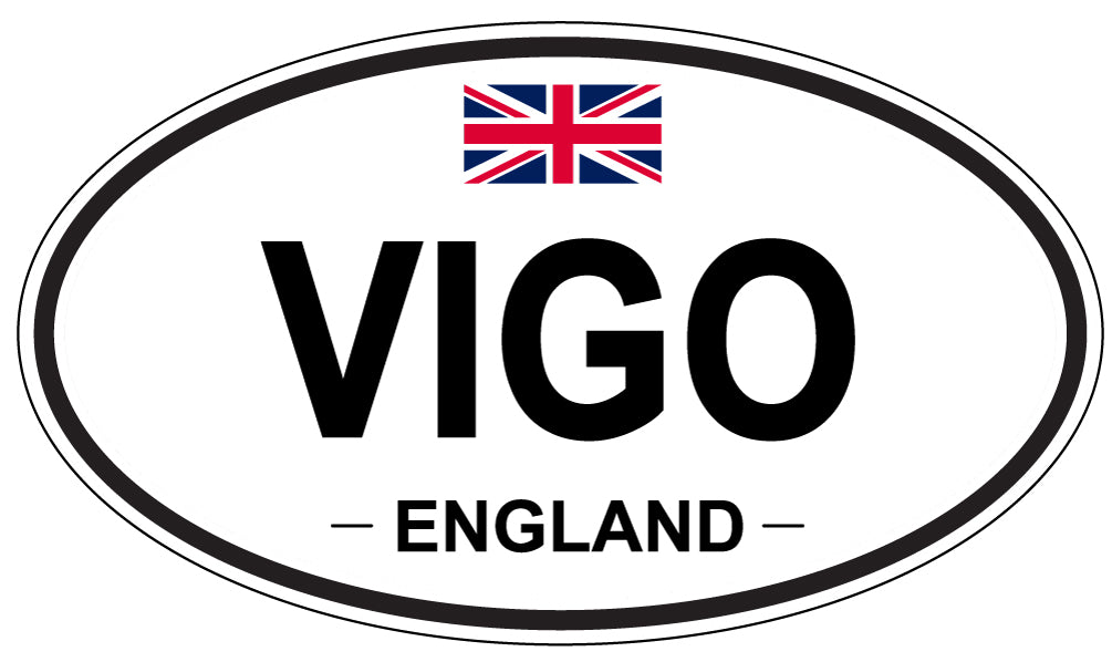 VIGO, England - Oval Magnet