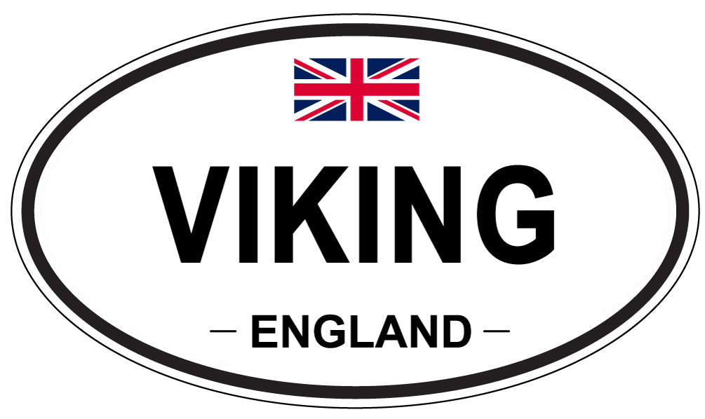 VIKING, England - Oval Magnet