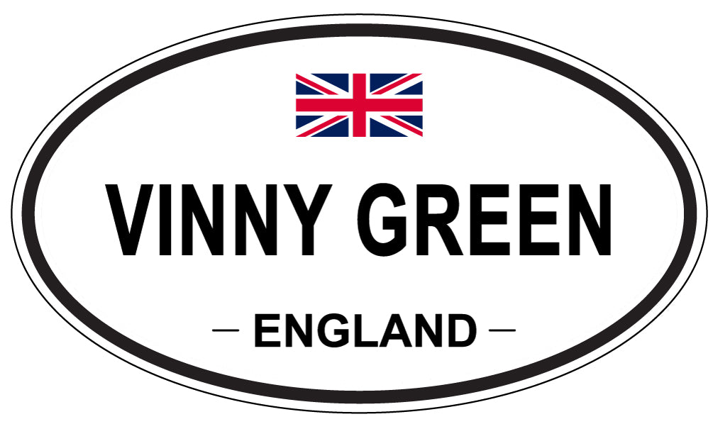 VINNY GREEN, England - Oval Magnet