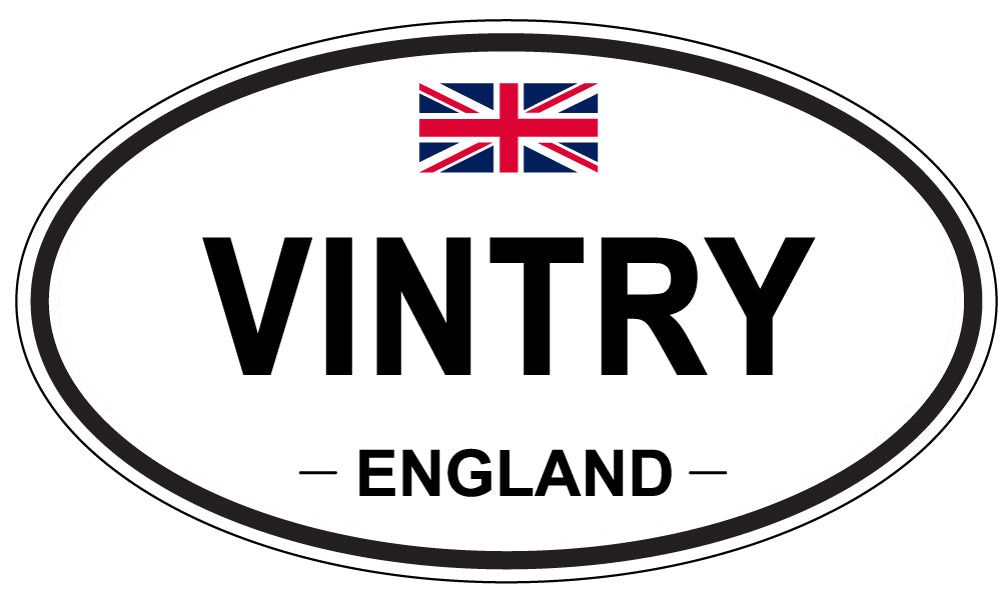 VINTRY, England - Oval Magnet