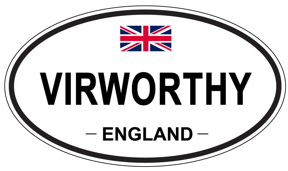 VIRWORTHY, England - Oval Magnet
