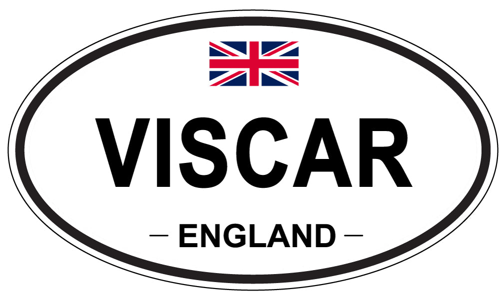 VISCAR, England - Oval Magnet