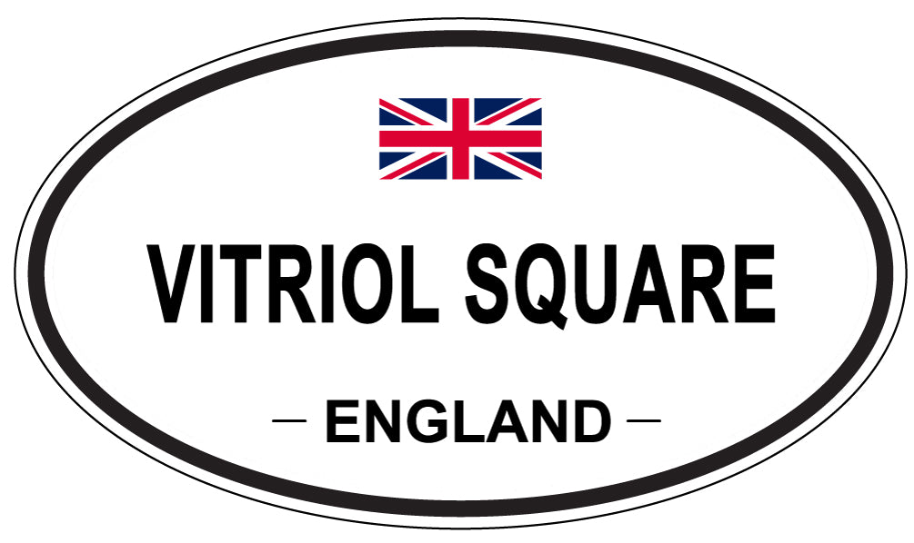 VITRIOL SQUARE, England - Oval Magnet
