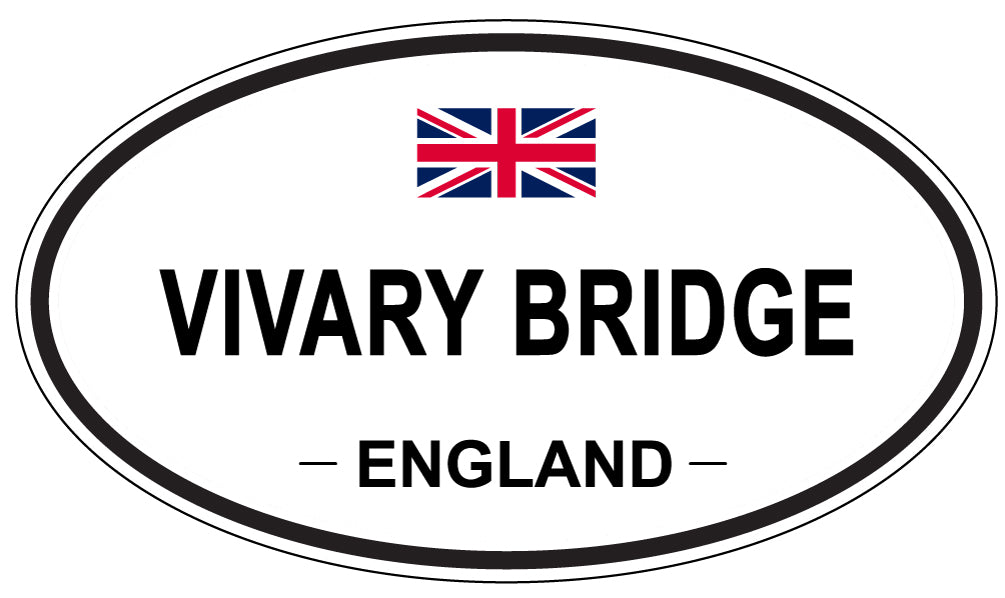 VIVARY BRIDGE, England - Oval Magnet