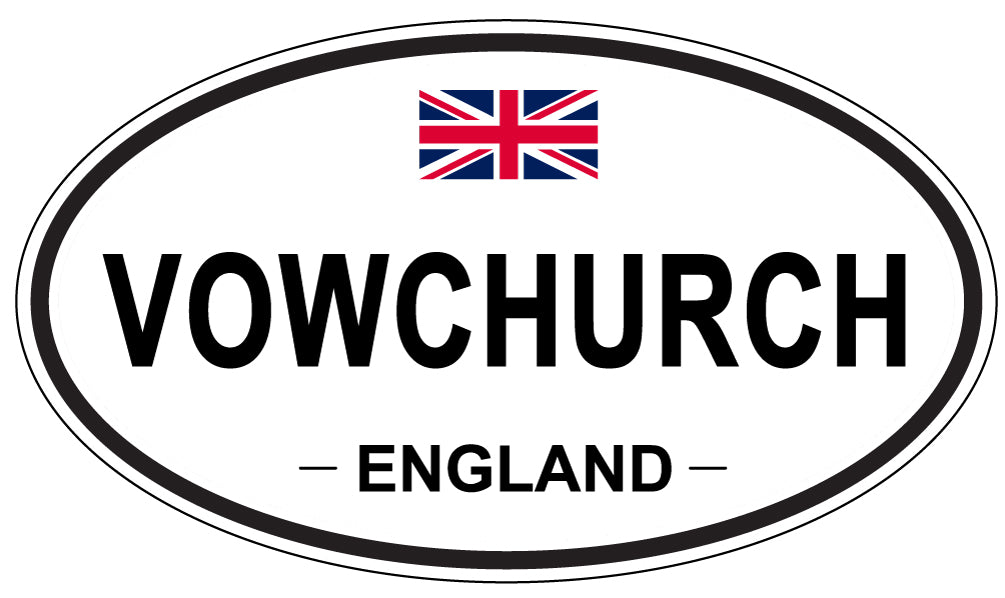 VOWCHURCH, England - Oval Magnet