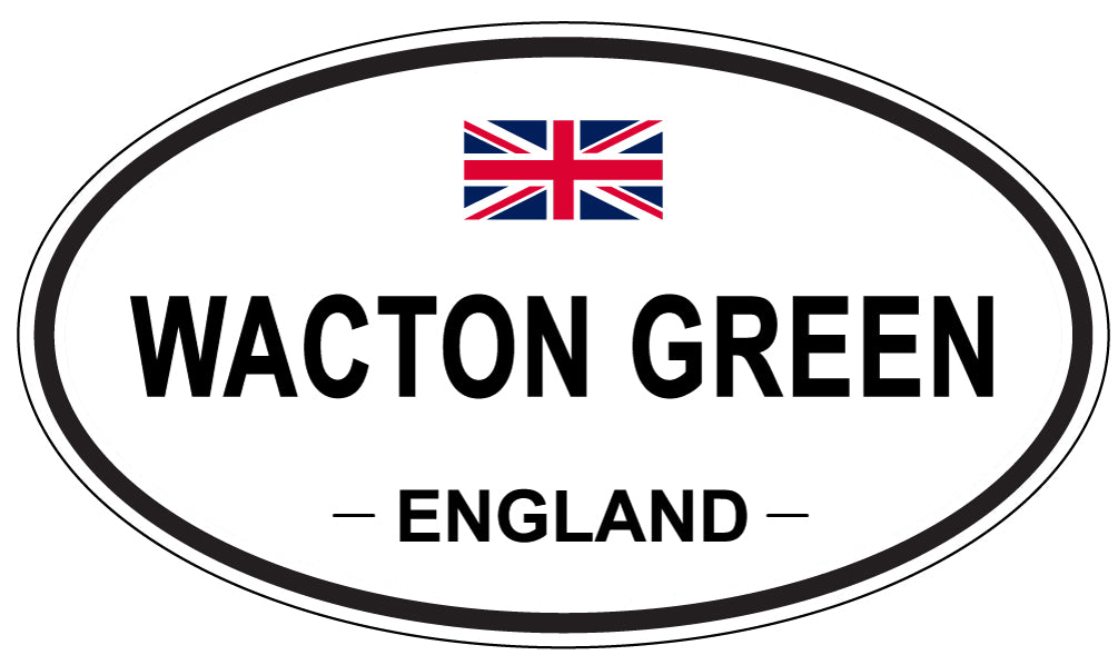 WACTON GREEN, England - Oval Magnet
