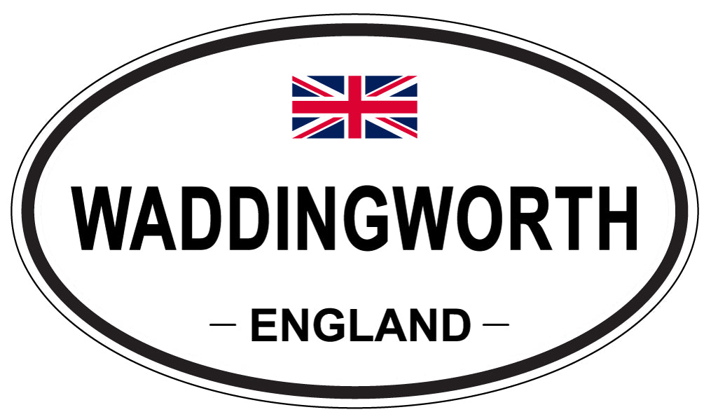 WADDINGWORTH, England - Oval Magnet