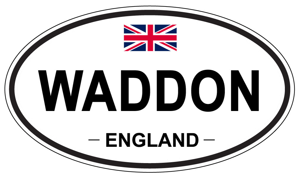 WADDON, England - Oval Magnet