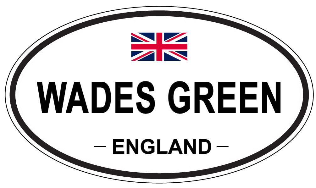 WADES GREEN, England - Oval Magnet