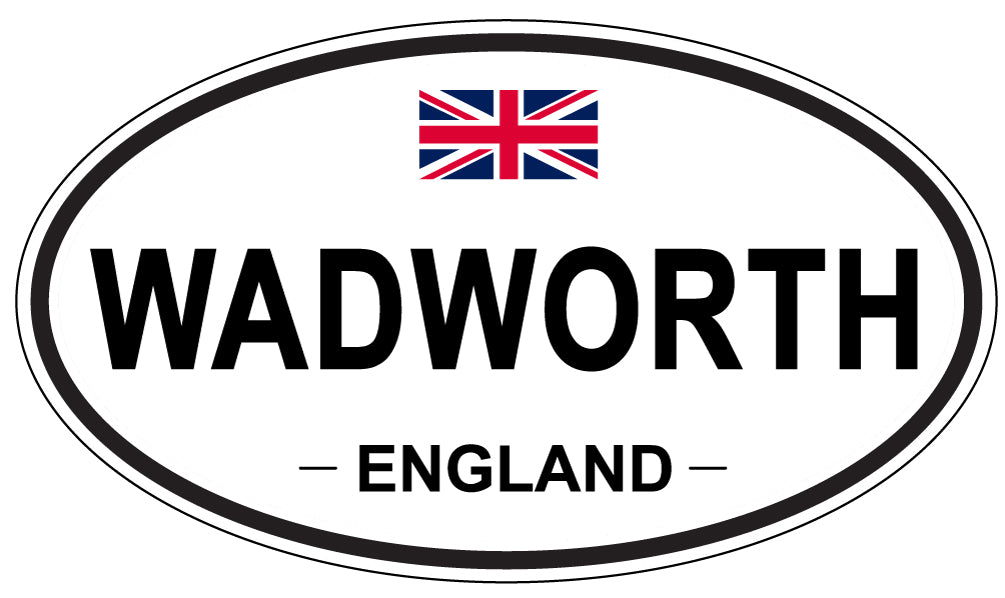 WADWORTH, England - Oval Magnet