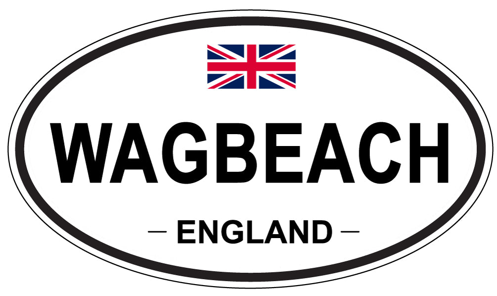 WAGBEACH, England - Oval Magnet