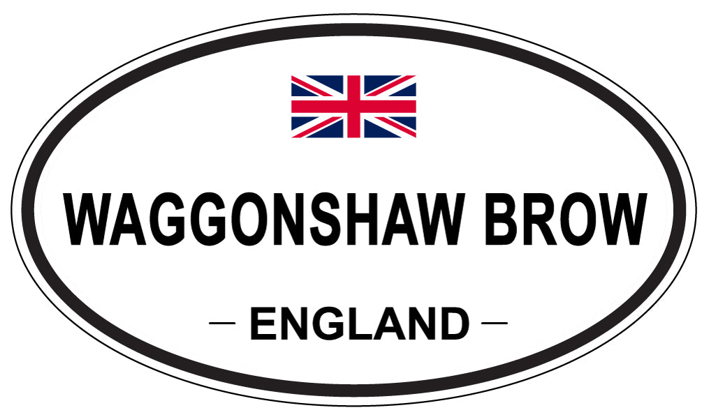 WAGGONSHAW BROW, England - Oval Magnet
