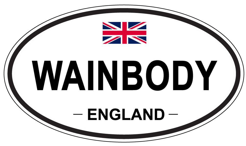 WAINBODY, England - Oval Magnet