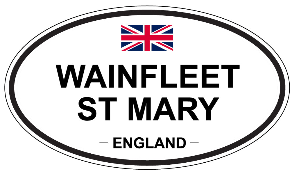 WAINFLEET ST MARY, England - Oval Magnet
