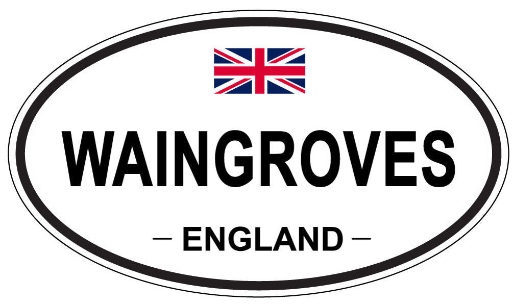 WAINGROVES, England - Oval Magnet