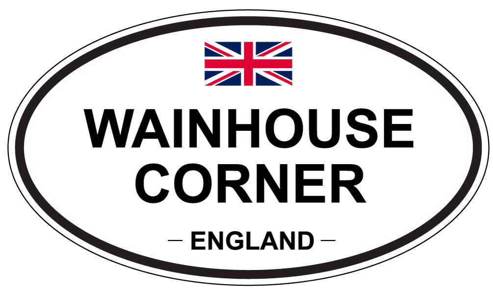 WAINHOUSE CORNER, England - Oval Magnet