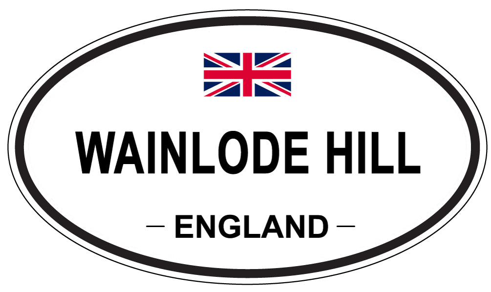 WAINLODE HILL, England - Oval Magnet