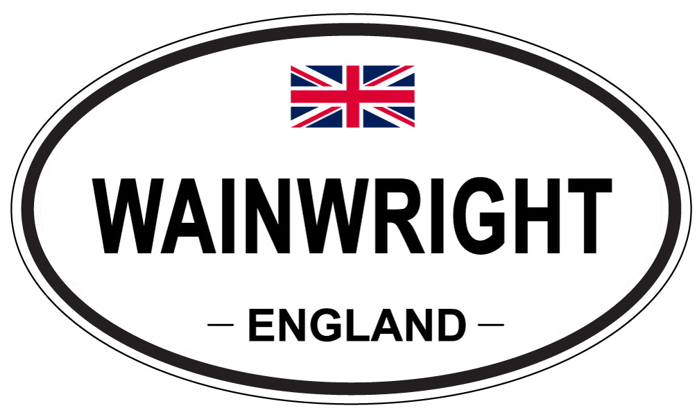 WAINWRIGHT, England - Oval Magnet