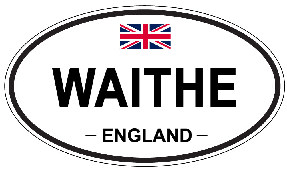 WAITHE, England - Oval Magnet