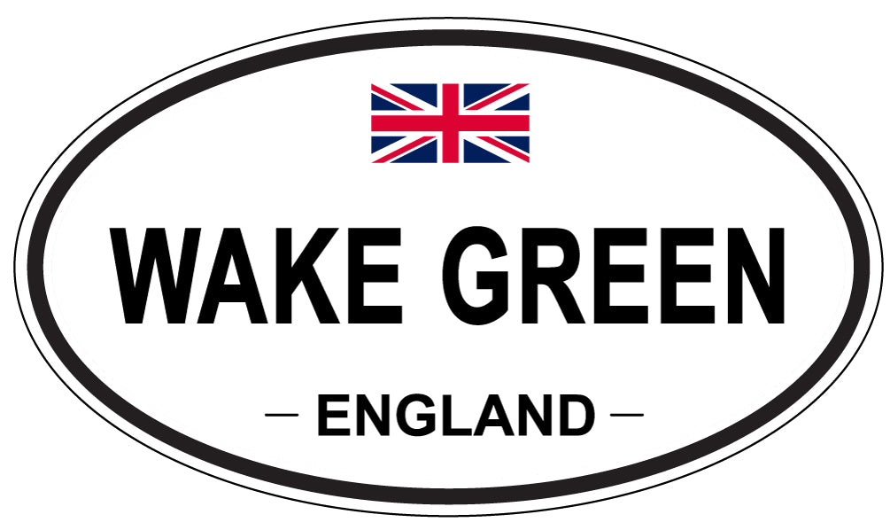WAKE GREEN, England - Oval Magnet