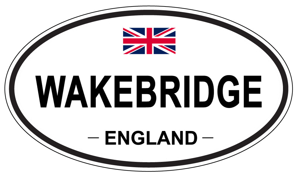 WAKEBRIDGE, England - Oval Magnet