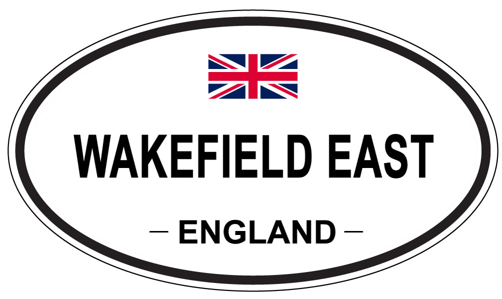 WAKEFIELD EAST, England - Oval Magnet