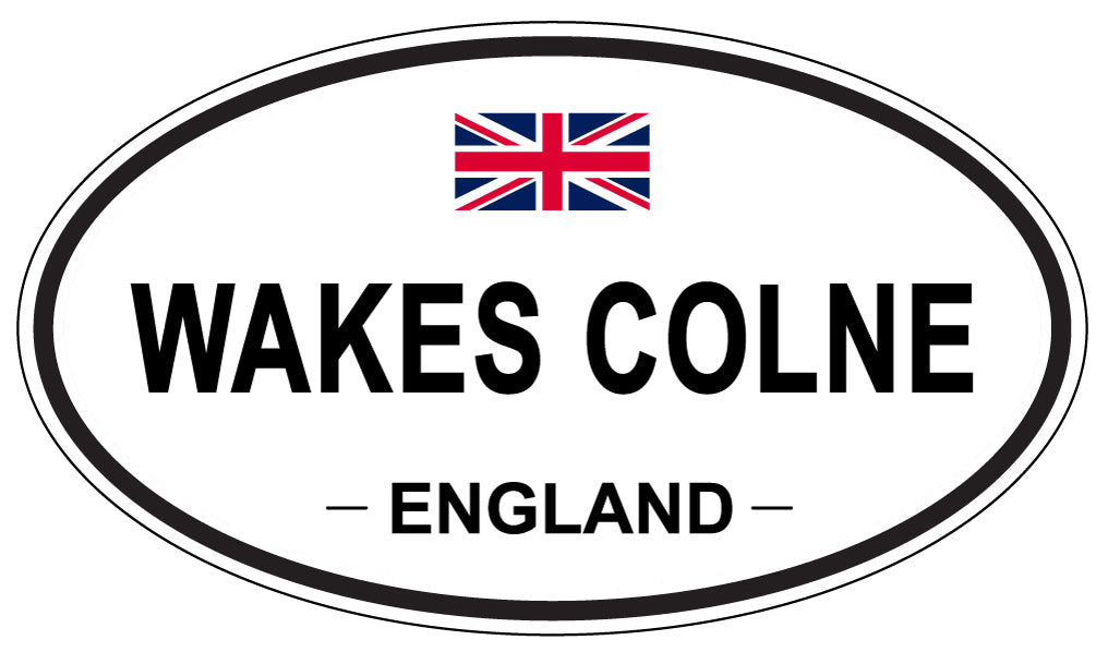 WAKES COLNE, England - Oval Magnet