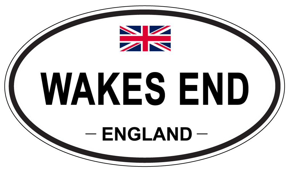 WAKES END, England - Oval Magnet