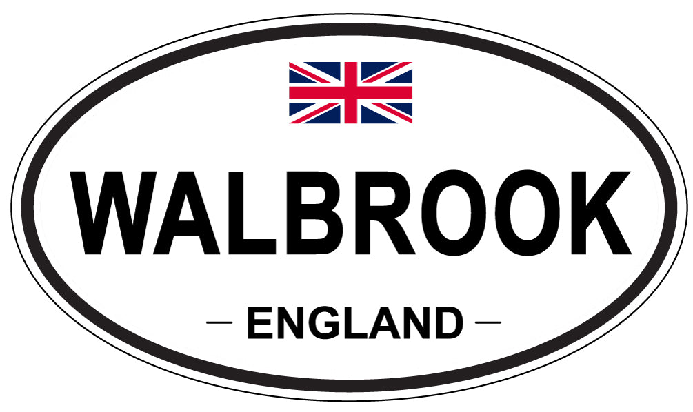 WALBROOK, England - Oval Magnet