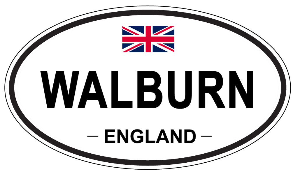 WALBURN, England - Oval Magnet