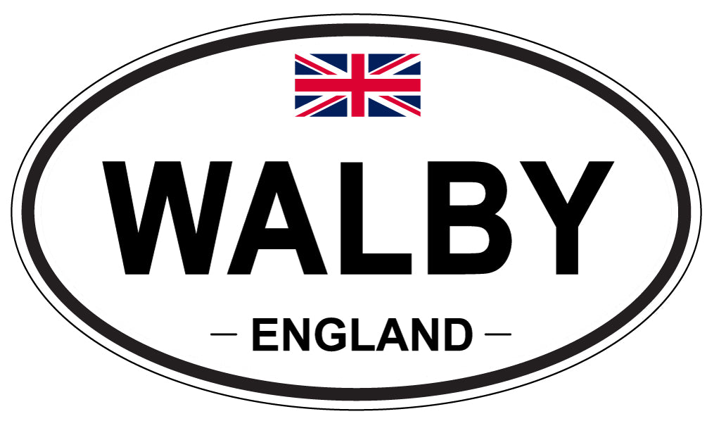 WALBY, England - Oval Magnet