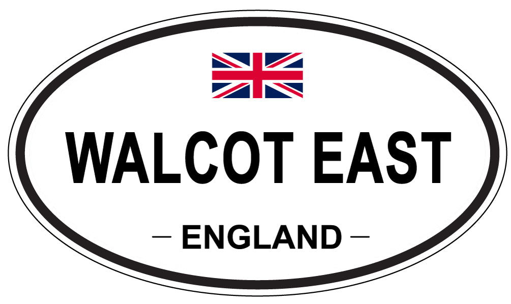 WALCOT EAST, England - Oval Magnet