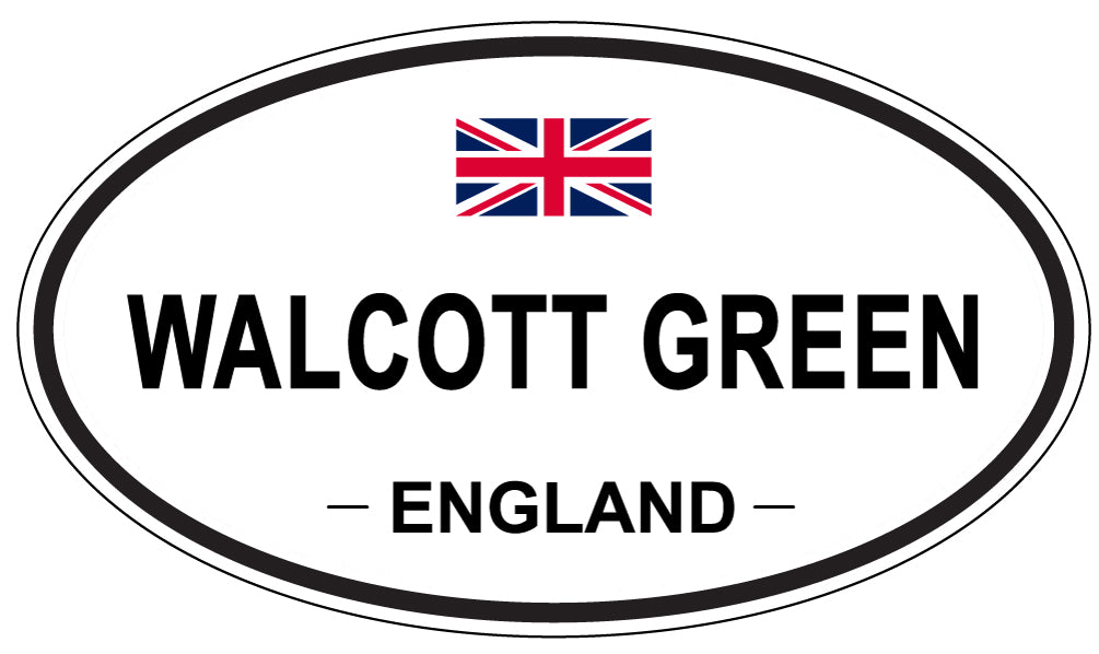 WALCOTT GREEN, England - Oval Magnet