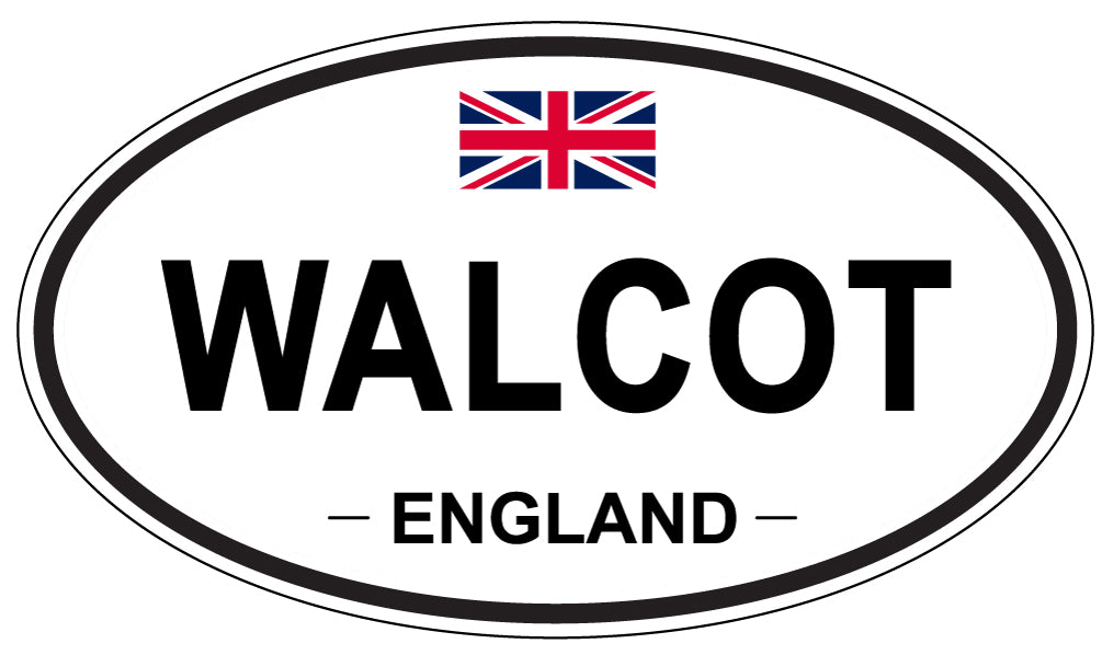 WALCOT, England - Oval Magnet