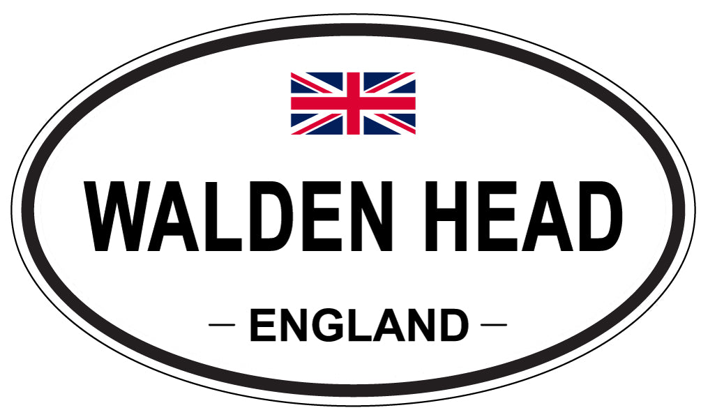 WALDEN HEAD, England - Oval Magnet