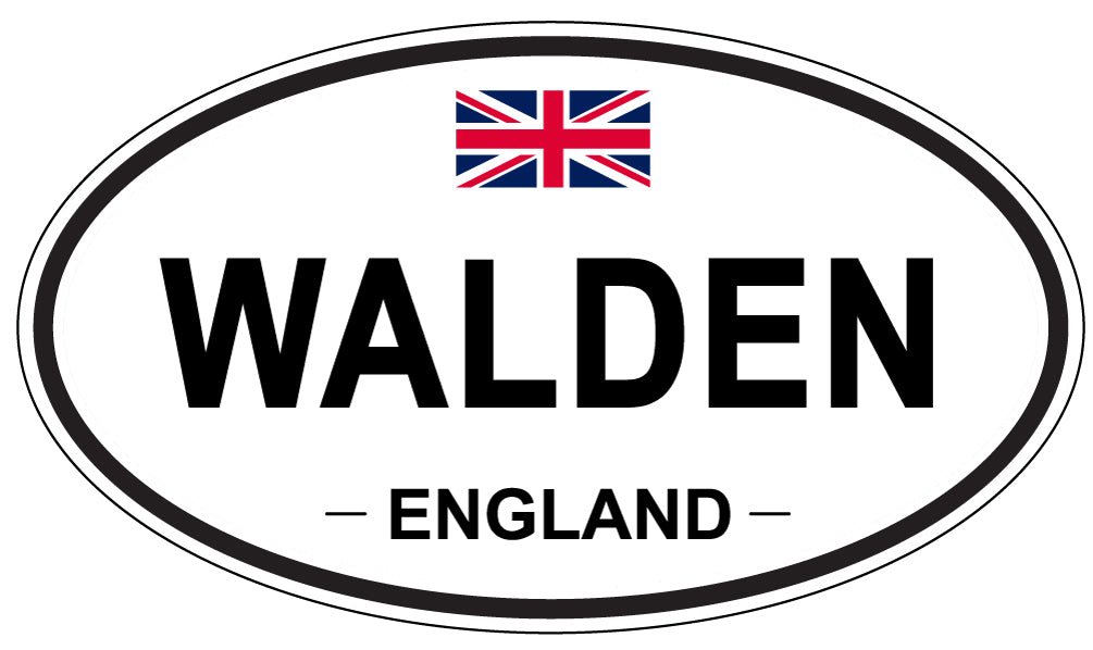 WALDEN, England - Oval Magnet