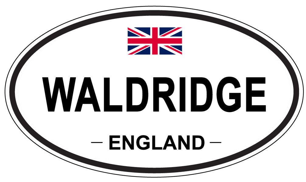 WALDRIDGE, England - Oval Magnet