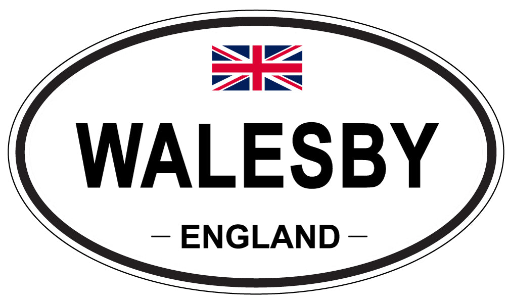 WALESBY, England - Oval Magnet